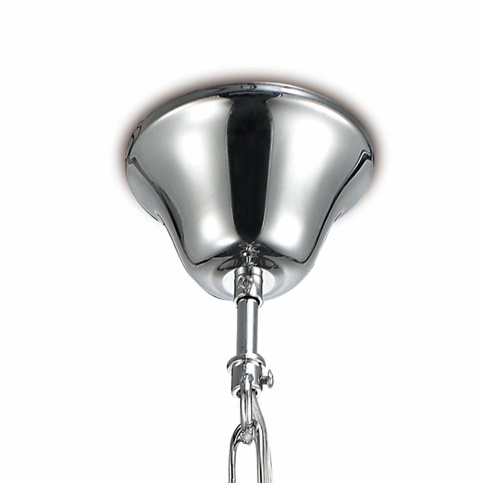 Payton Single Hexagonal Pendant 1 Light E27 French Gold/Polished Chrome/Clear Glass
