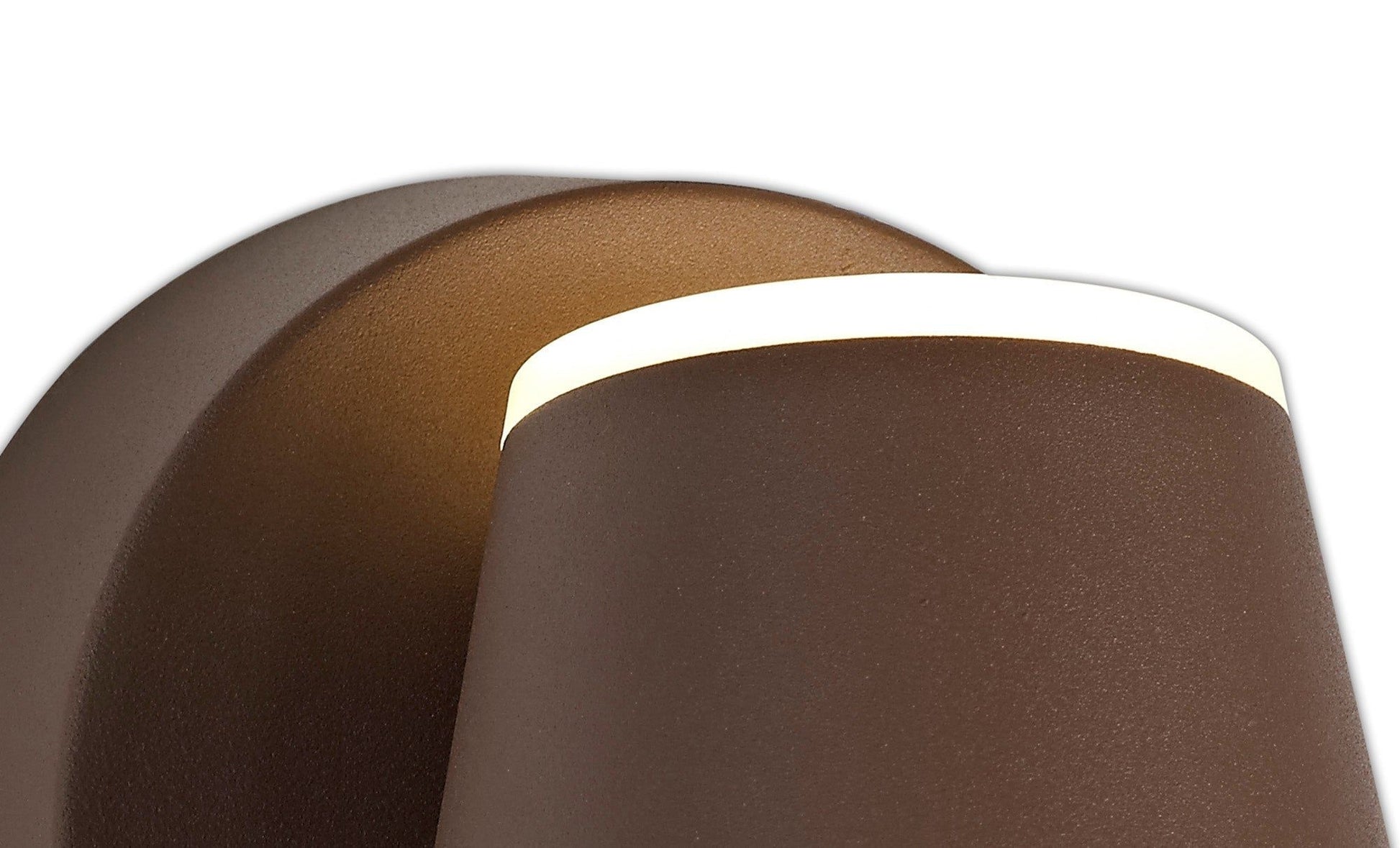Yeiobs Wall Lamp, 2 x 6W LED, 3000K, 590lm, IP54, Dark Brown, 3yrs Warranty