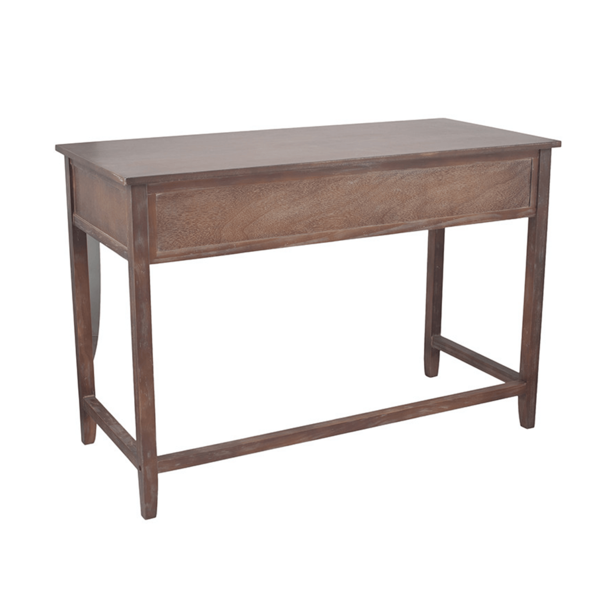 Pine Wood Multicoloured 3 Drawer Desk K/D - Cusack Lighting