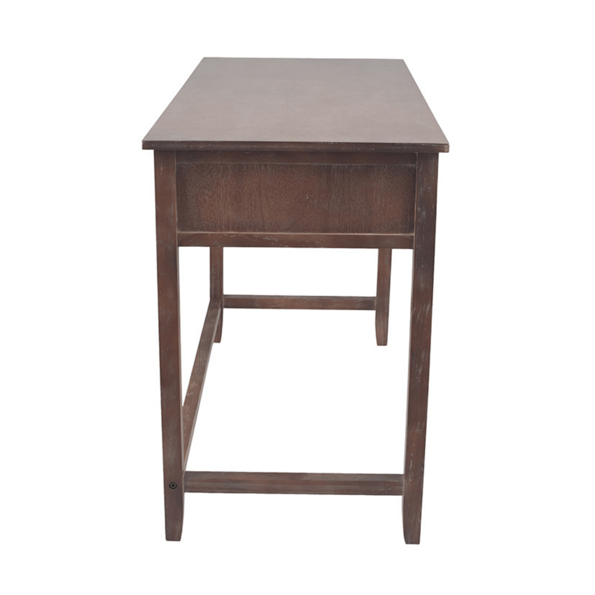 Pine Wood Multicoloured 3 Drawer Desk K/D - Cusack Lighting