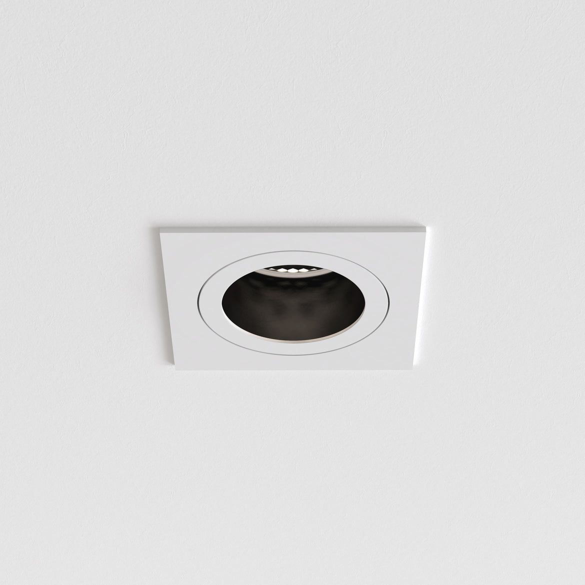 Pinhole Slimline Square Fixed Fire-Rated IP65 Matt White | 1434002 - Cusack Lighting