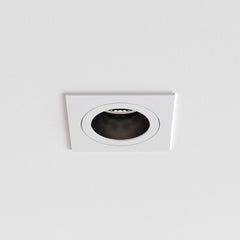 Pinhole Slimline Square Fixed Fire-Rated IP65 Matt White | 1434002 - Cusack Lighting