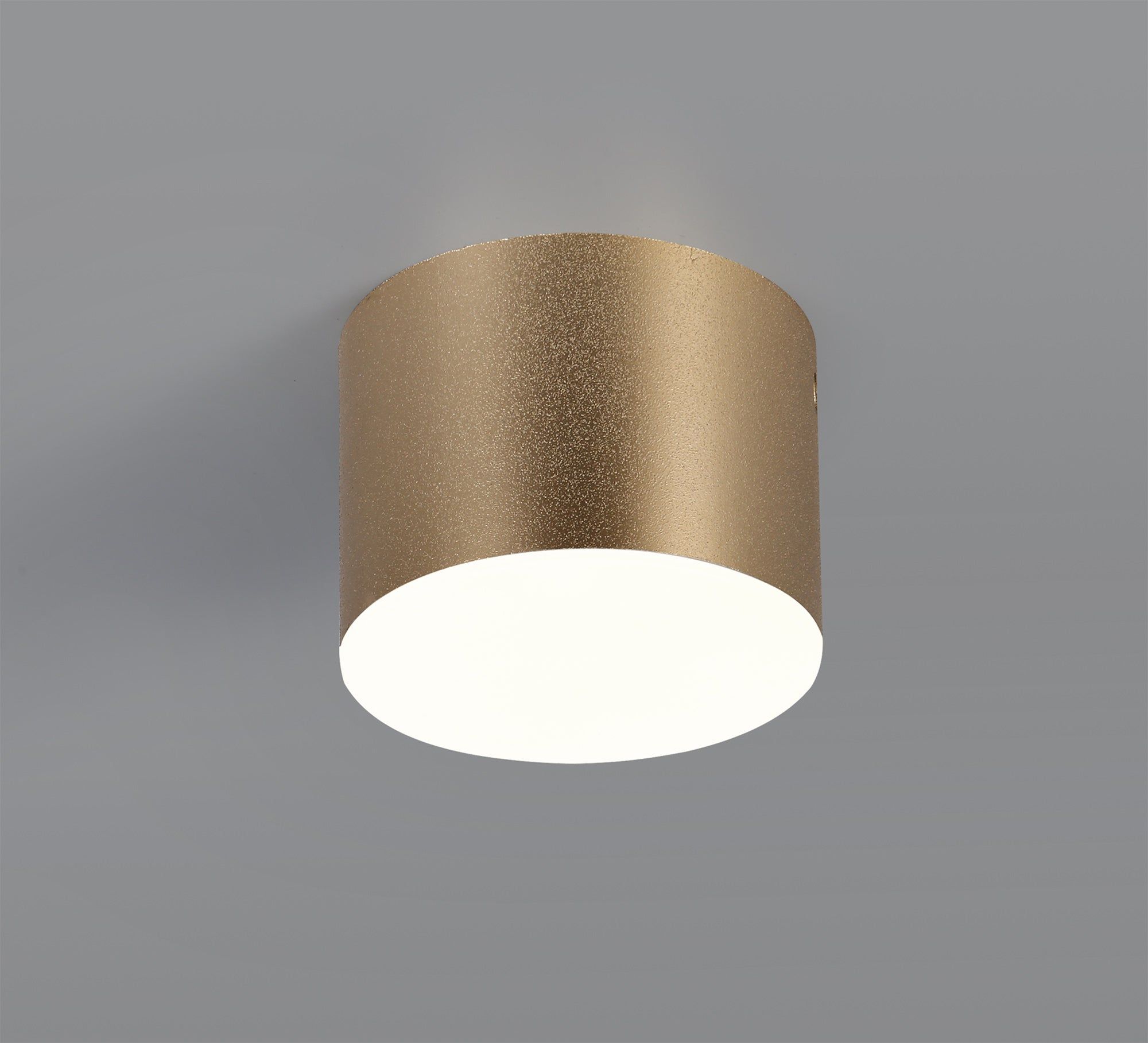 Aibers Spotlight 10.5cm Round 1 x 10W LED, 3000K, 700lm, Satin Gold, 3yrs Warranty
