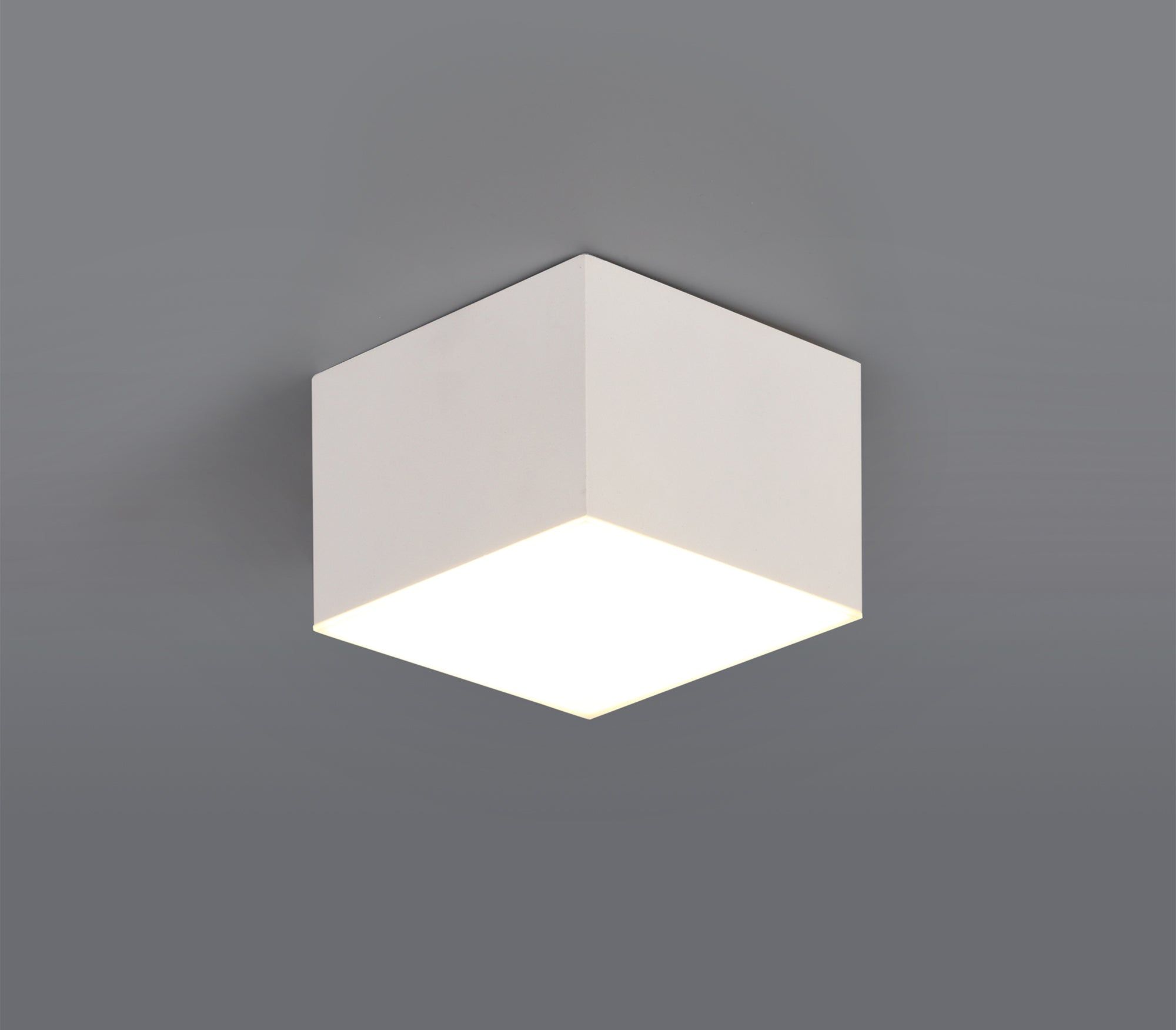 Aibers Spotlight 9cm Square 1 x 10W LED, 3000K, 700lm, Sand White, 3yrs Warranty