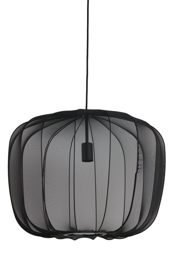 Plumeria Large Wide Hanging Lamp - Dark Green Finish