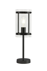 Aeiter Table Lamp, 1 Light E27, Antique Brass/Matt Black/Polished Chrome
