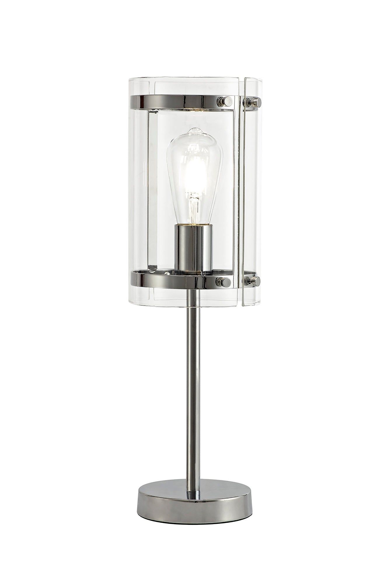 Aeiter Table Lamp, 1 Light E27, Antique Brass/Matt Black/Polished Chrome