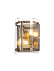 Aeiter Wall Light, 2 Light E27, Antique Brass
