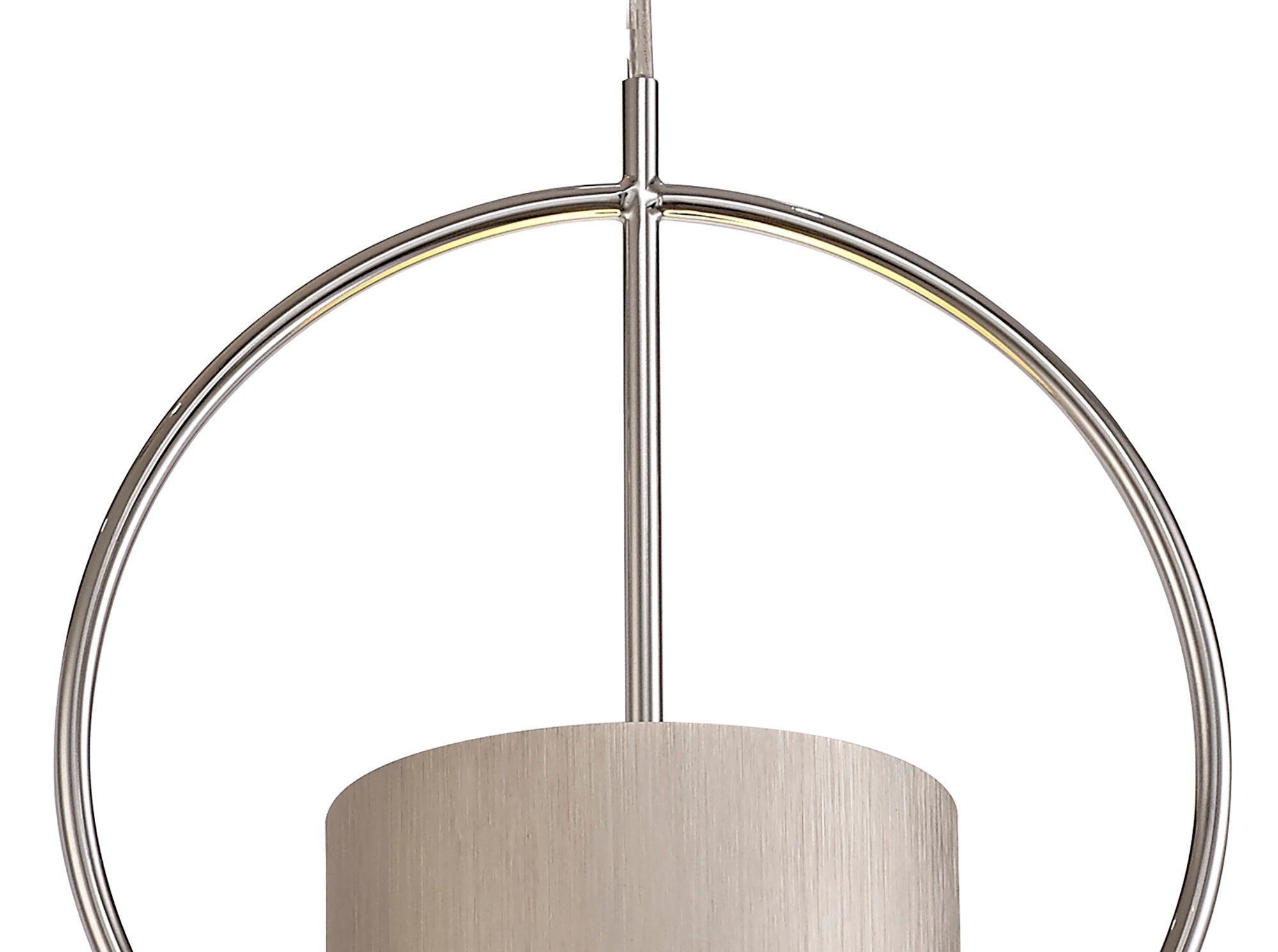 Praxis Single Pendant, 1 x E27, Coffee/Polished Chrome, Satin Nickel/Polished Chrome, Gold/Polished Chrome