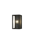 Privins Flush Wall Lamp, 1 x E27, IP54, Graphite Black, 2yrs Warranty