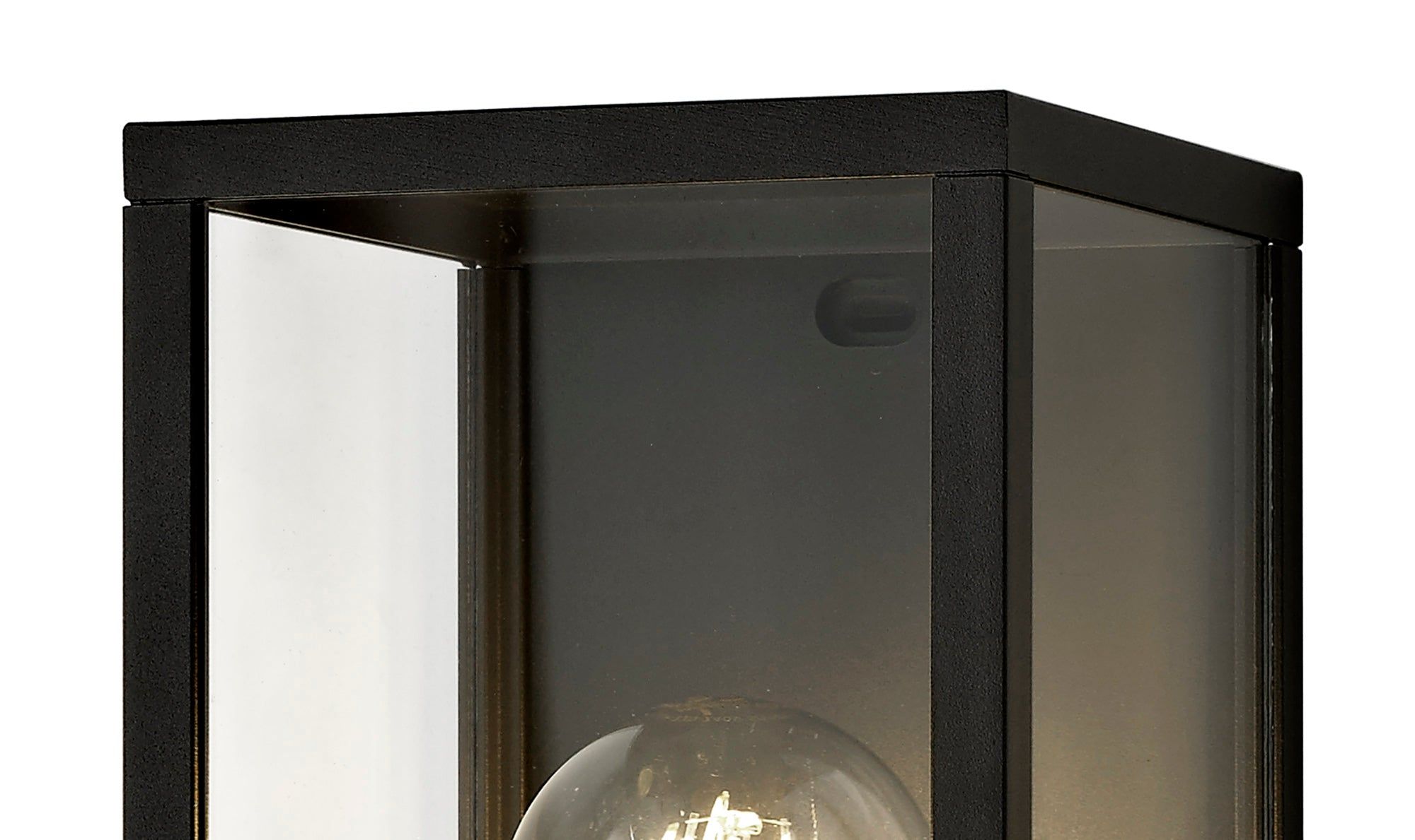 Privins Flush Wall Lamp, 1 x E27, IP54, Graphite Black, 2yrs Warranty