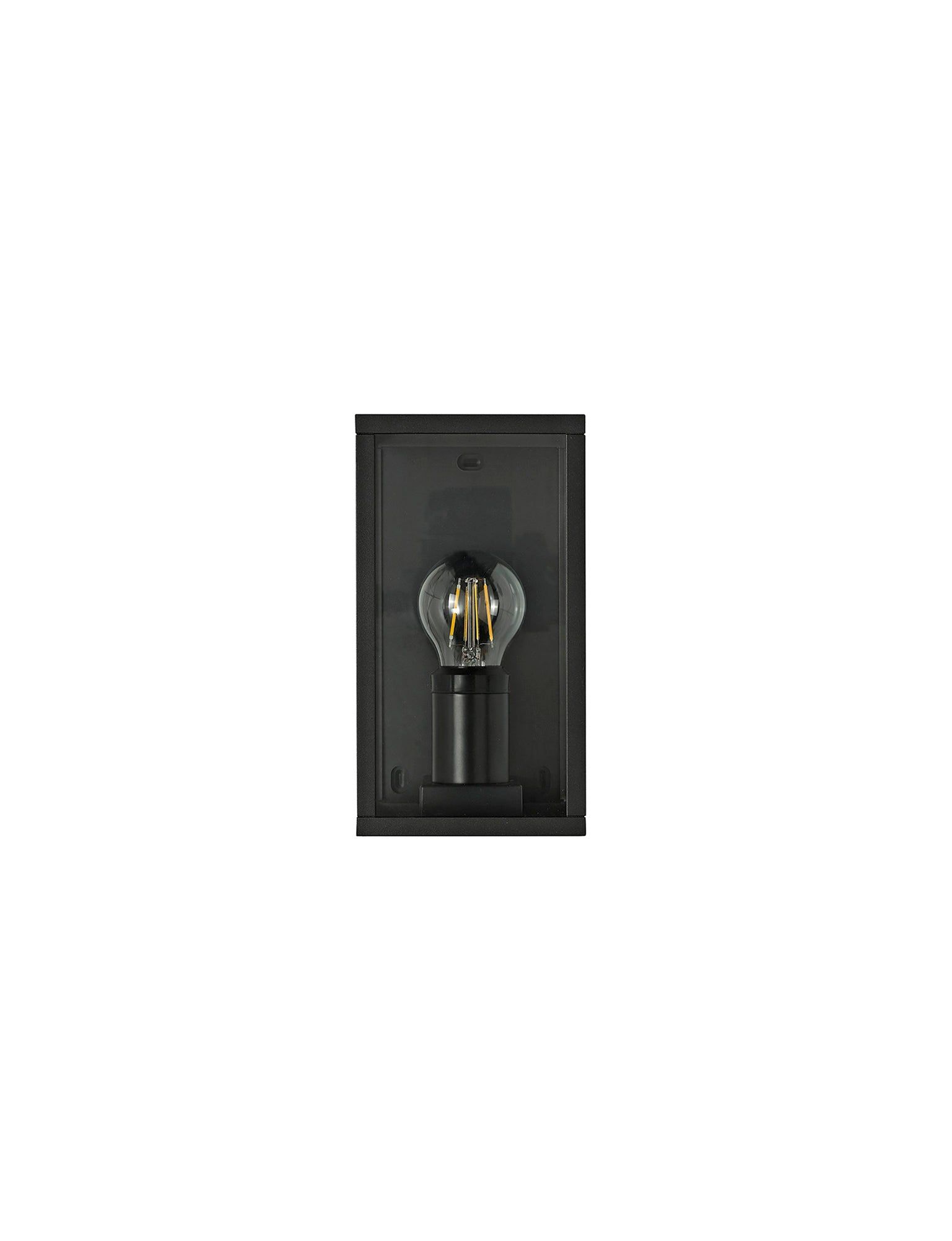 Privins Flush Wall Lamp, 1 x E27, IP54, Graphite Black, 2yrs Warranty