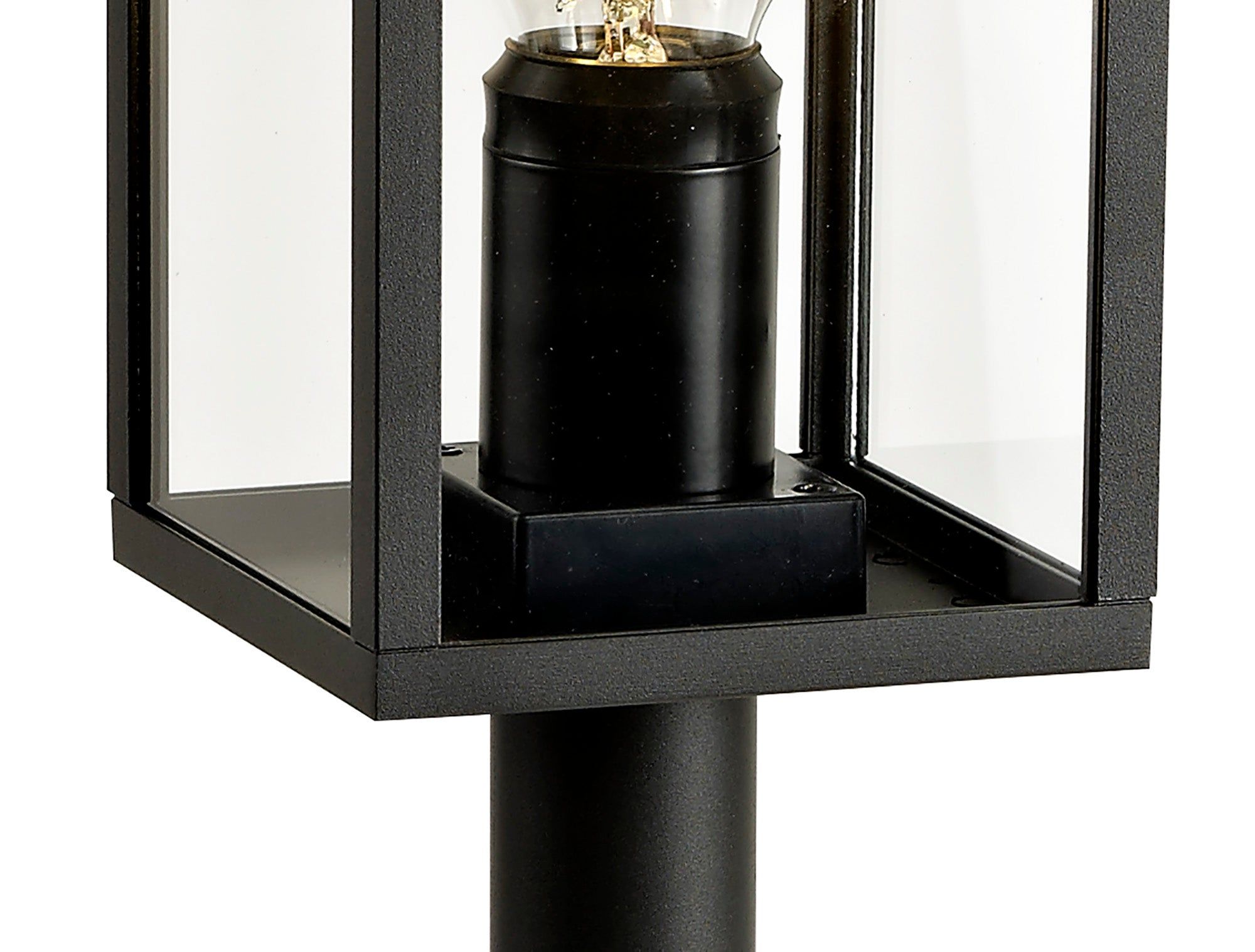 Privins Short/Tall Post, 1 x E27, IP54, Graphite Black, 2yrs Warranty