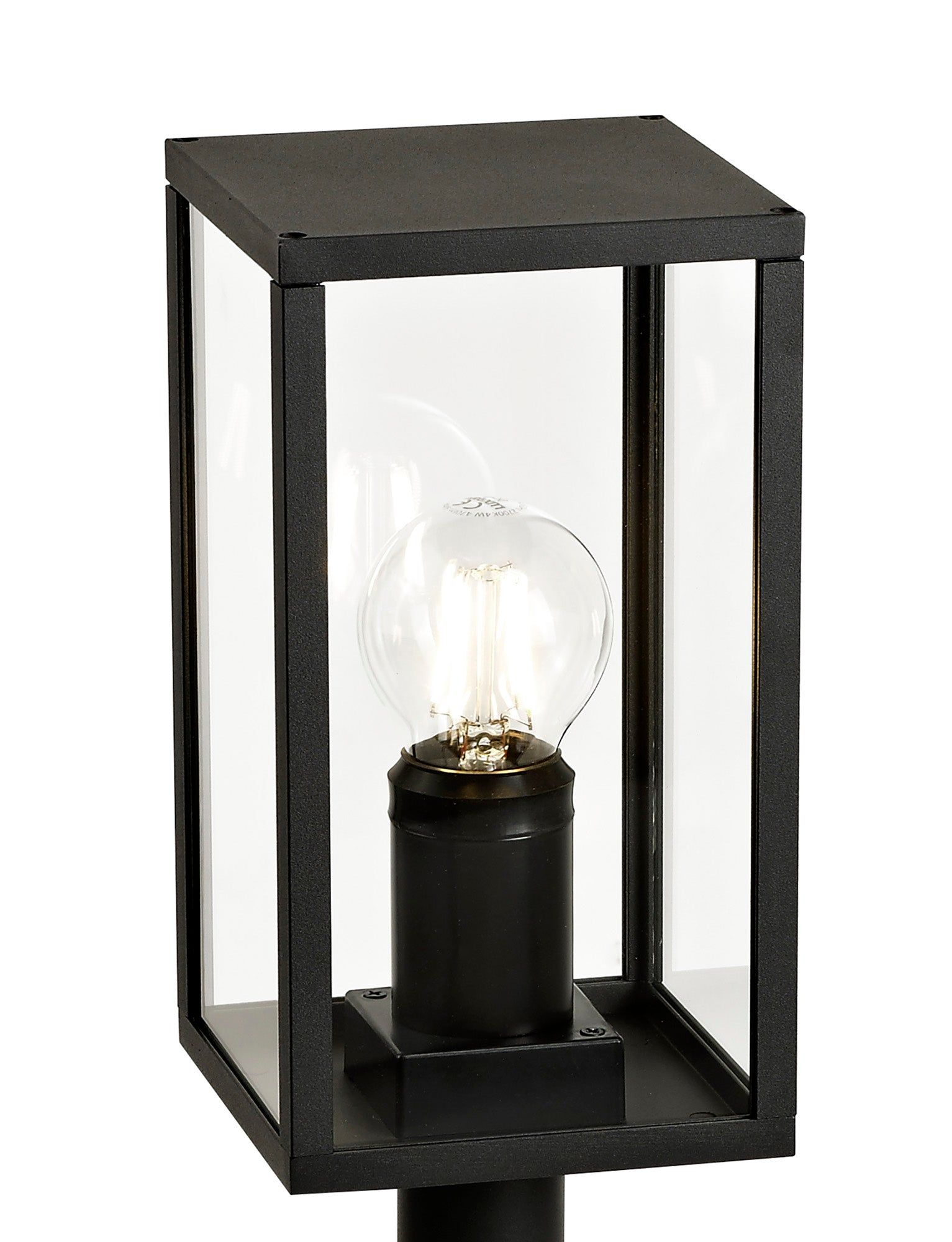 Privins Short/Tall Post, 1 x E27, IP54, Graphite Black, 2yrs Warranty