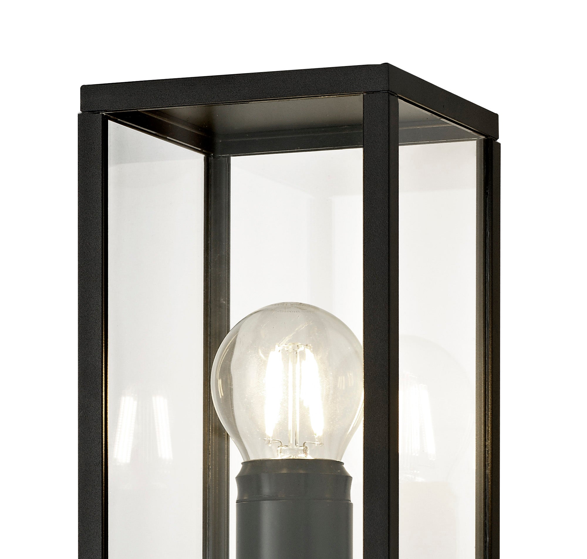 Privins Upward Wall Lamp, 1 x E27, IP54, Graphite Black, 2yrs Warranty