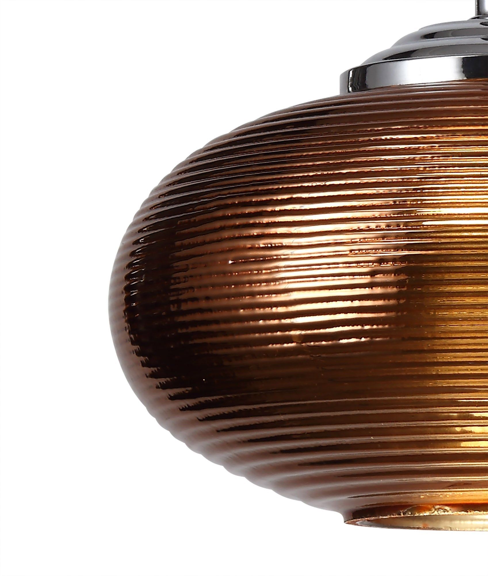 Amiety Wall Lamp Switched, 1 x 8W LED, 4000K, Copper & Polished Chrome, 3yrs Warranty IP20