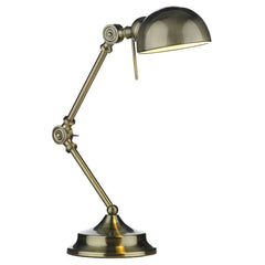 Dar Ranger Table Lamp  Antique Brass - Cusack Lighting