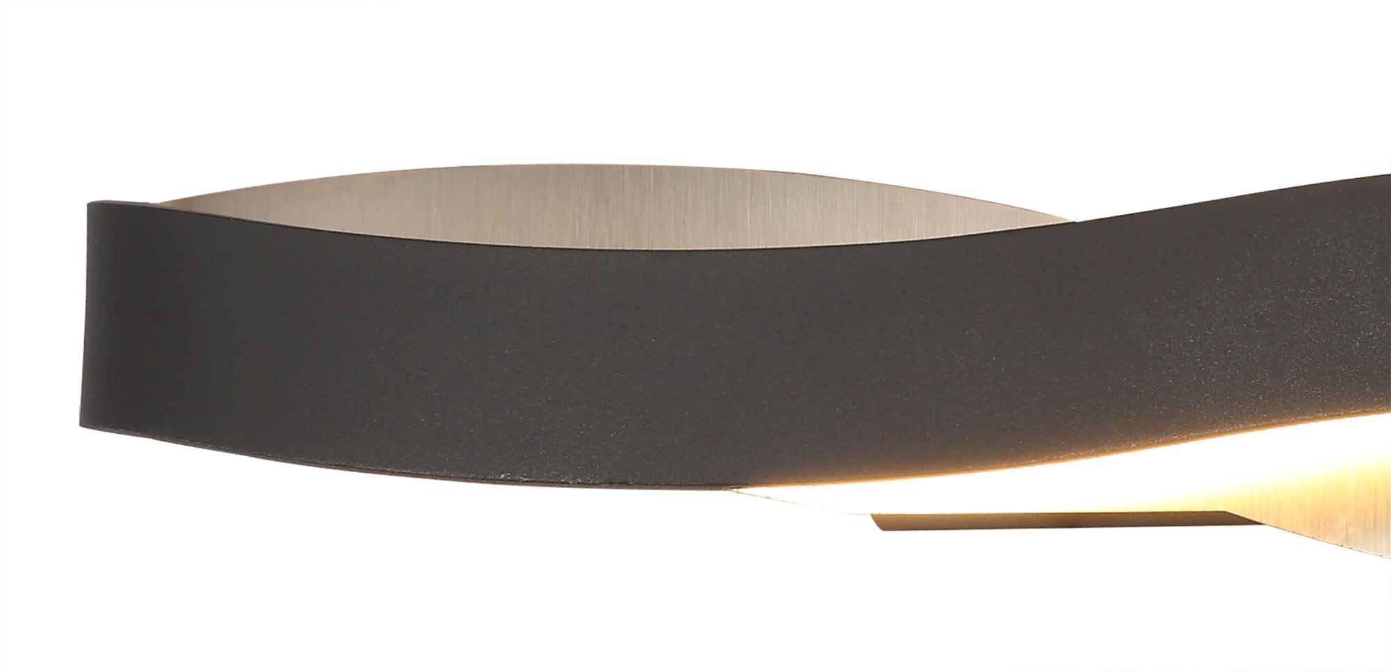 Realm Wall Lamp, 1 x 6W LED, 3000K, 420lm, Sand Anthracite/Satin Nickel, Sand White/Polished Chrome, 3yrs Warranty