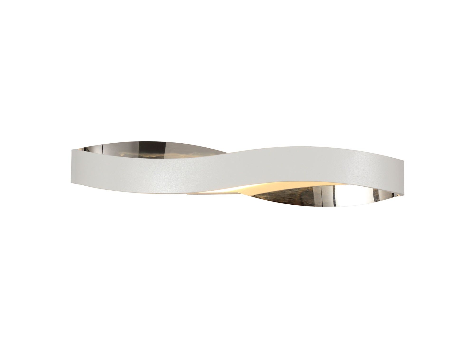 Realm Wall Lamp, 1 x 6W LED, 3000K, 420lm, Sand Anthracite/Satin Nickel, Sand White/Polished Chrome, 3yrs Warranty