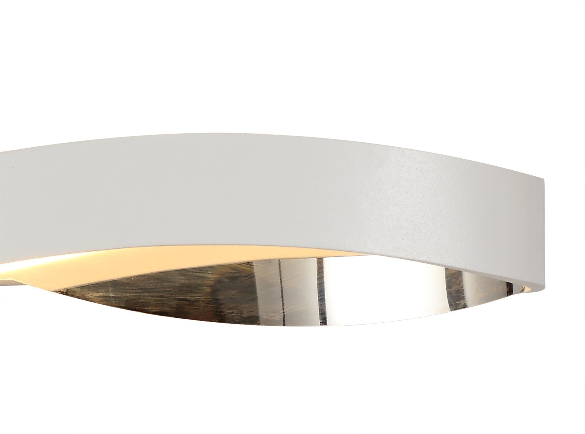 Realm Wall Lamp, 1 x 6W LED, 3000K, 420lm, Sand Anthracite/Satin Nickel, Sand White/Polished Chrome, 3yrs Warranty