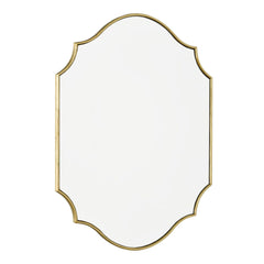 Dar Ruggiero Rectangle Mirror With Gold Detail - Cusack Lighting