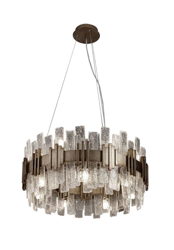 Saiph Small Chandelier Ceiling Light - Gold Finish