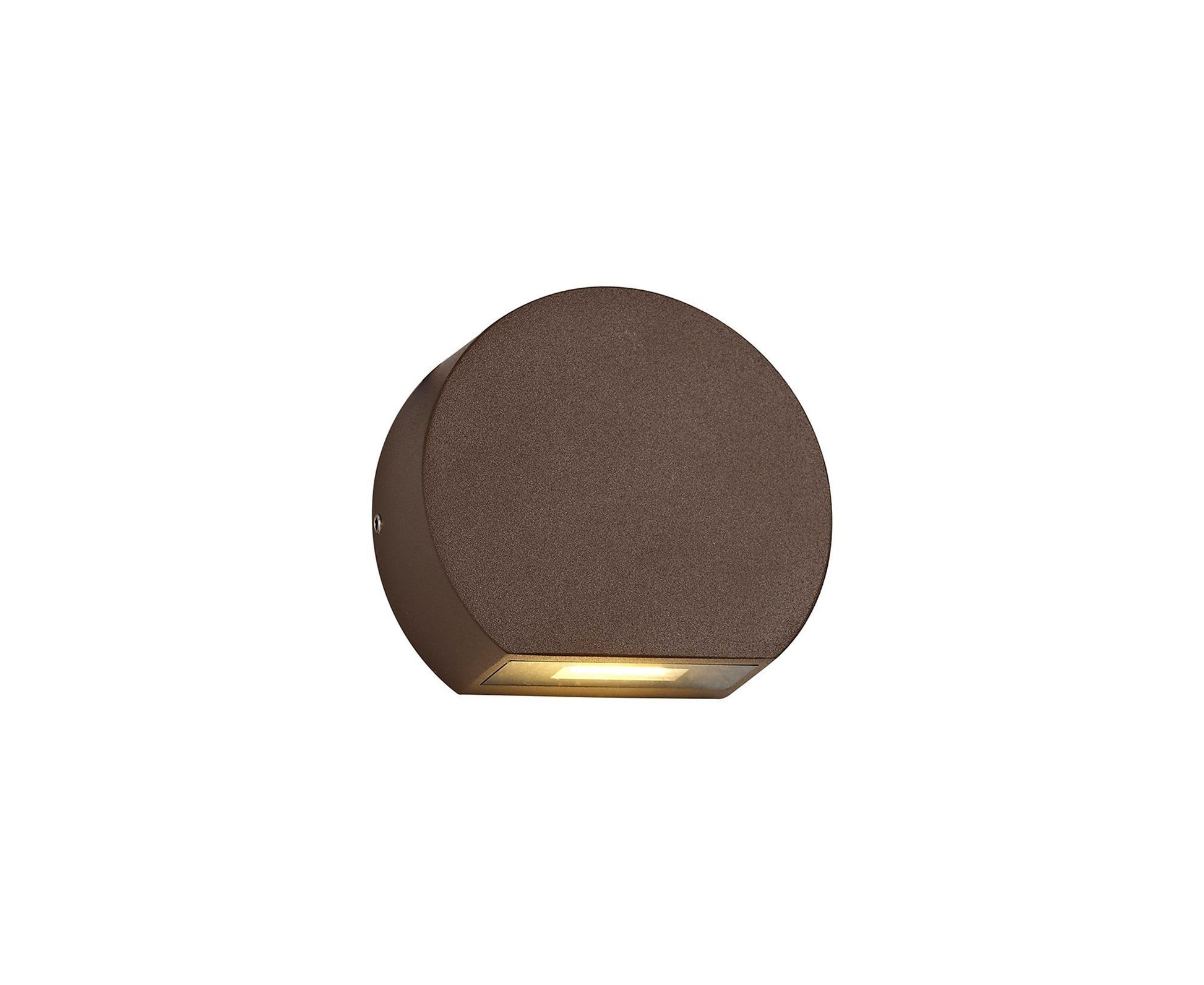 Syovitis Wall Lamp, 1 x 3W LED, 3000K, 270lm, IP54, Dark Brown, 3yrs Warranty