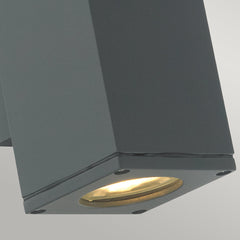 Sandvik 2 Light Up & Down Wall Light - Graphite Finish - Cusack Lighting