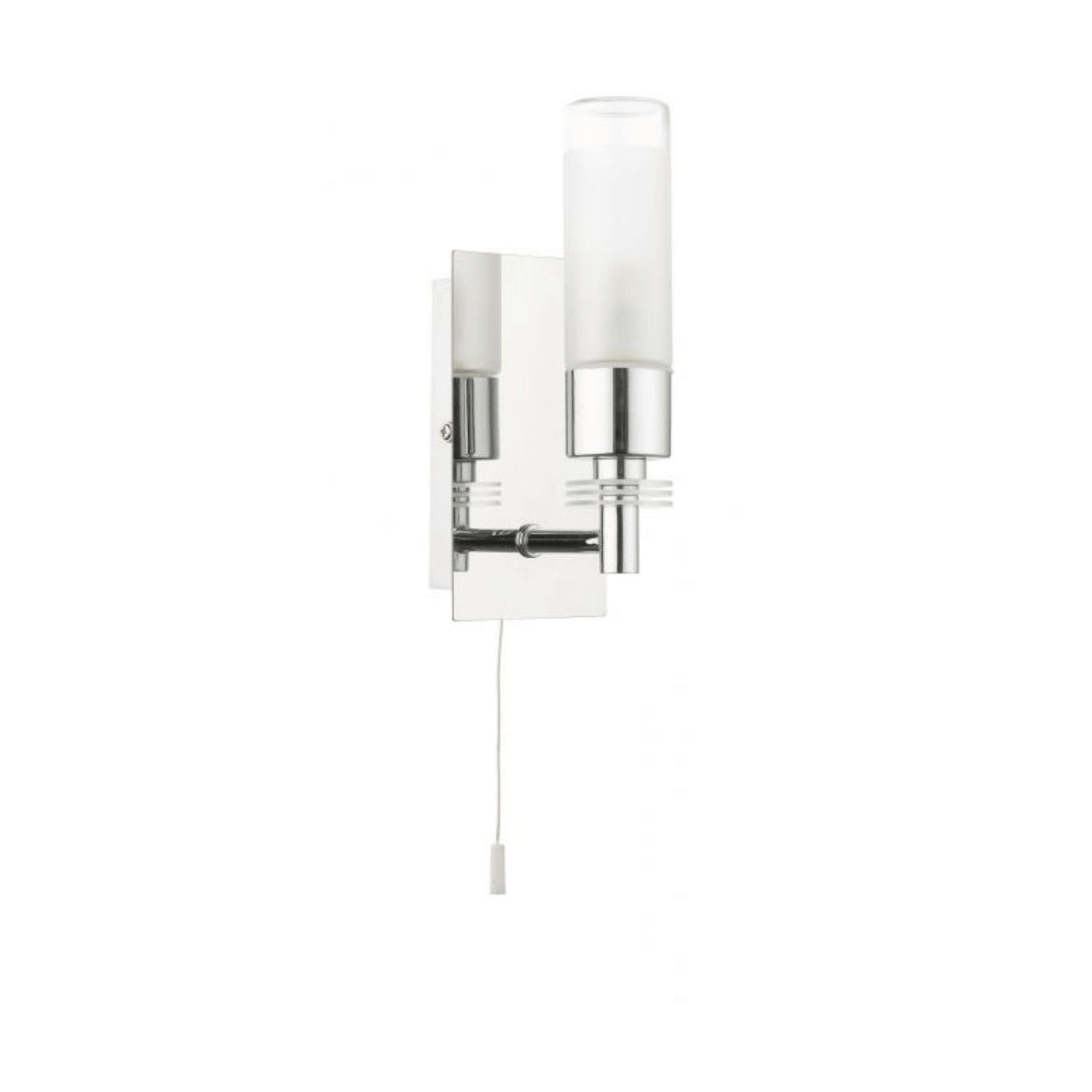 Saturn 1 Light Bathroom Wall Light Polished Chrome - Cusack Lighting