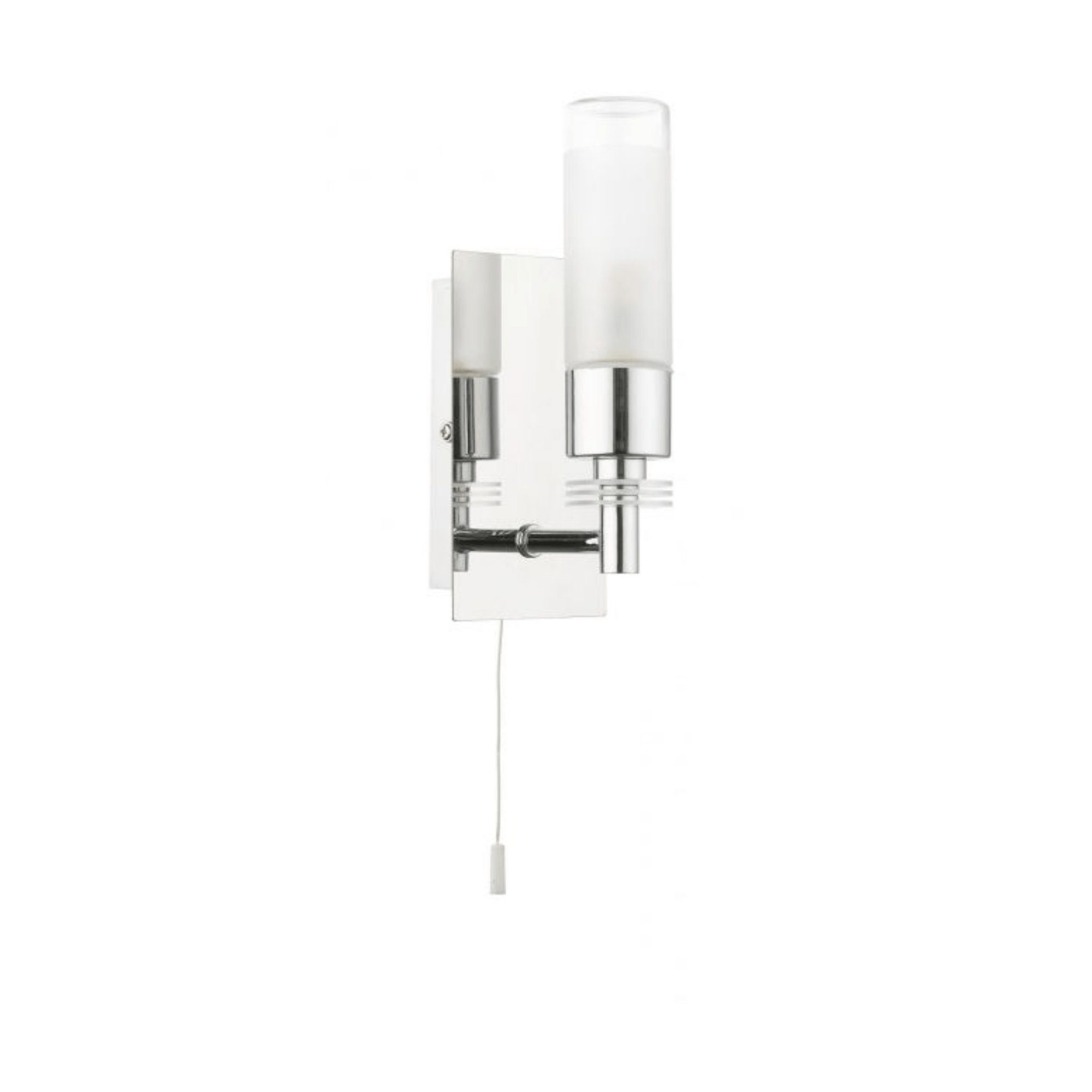 Saturn 1 Light Bathroom Wall Light Polished Chrome - Cusack Lighting