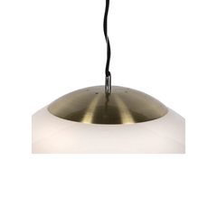 Scandinavian hanging lamp opal glass 50 cm - Ball 50 - Cusack Lighting