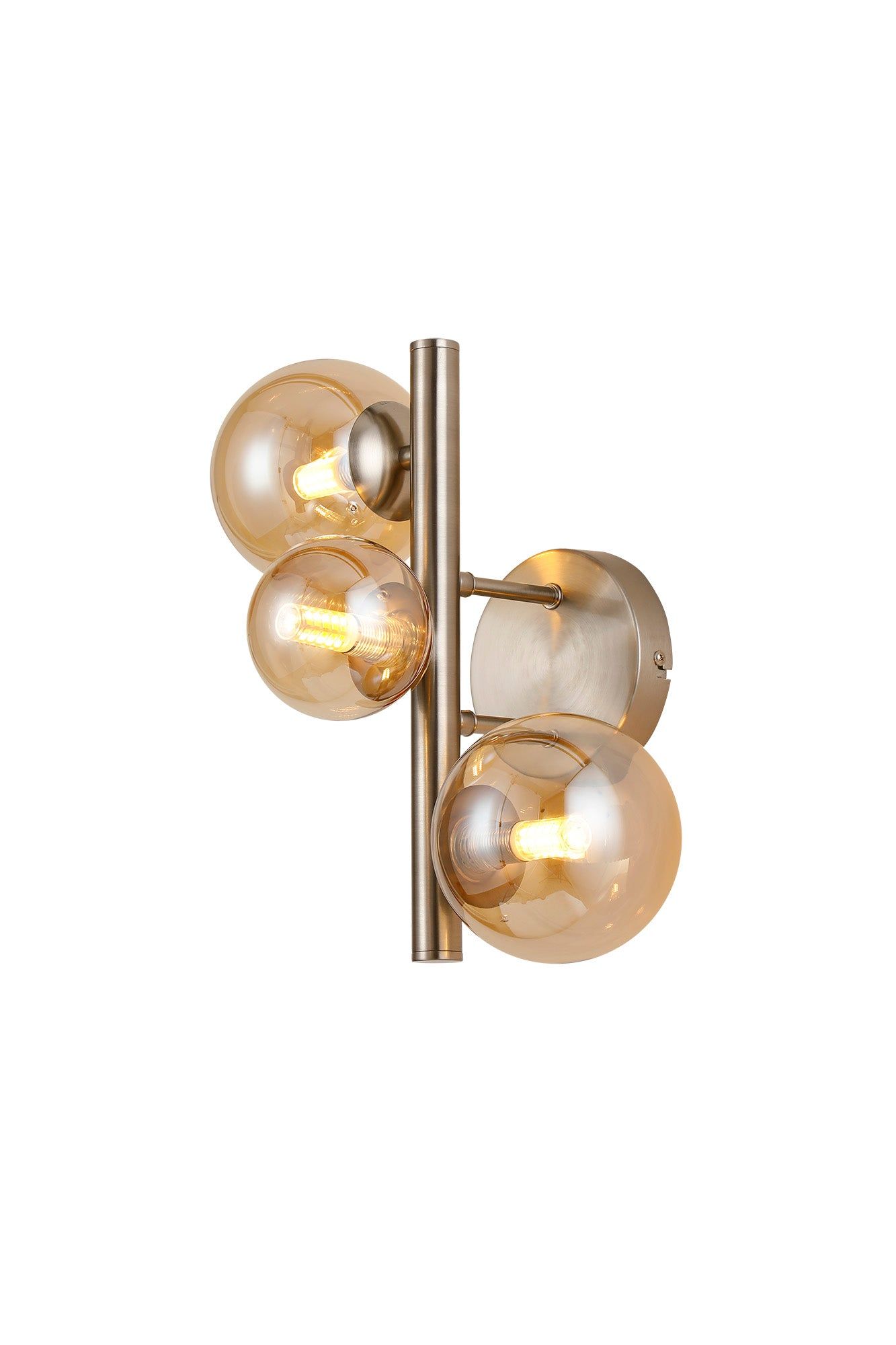 Austin Wall Light, 2Lt x G9, Satin Gold, Satin Nickel, Satin Black -Finish