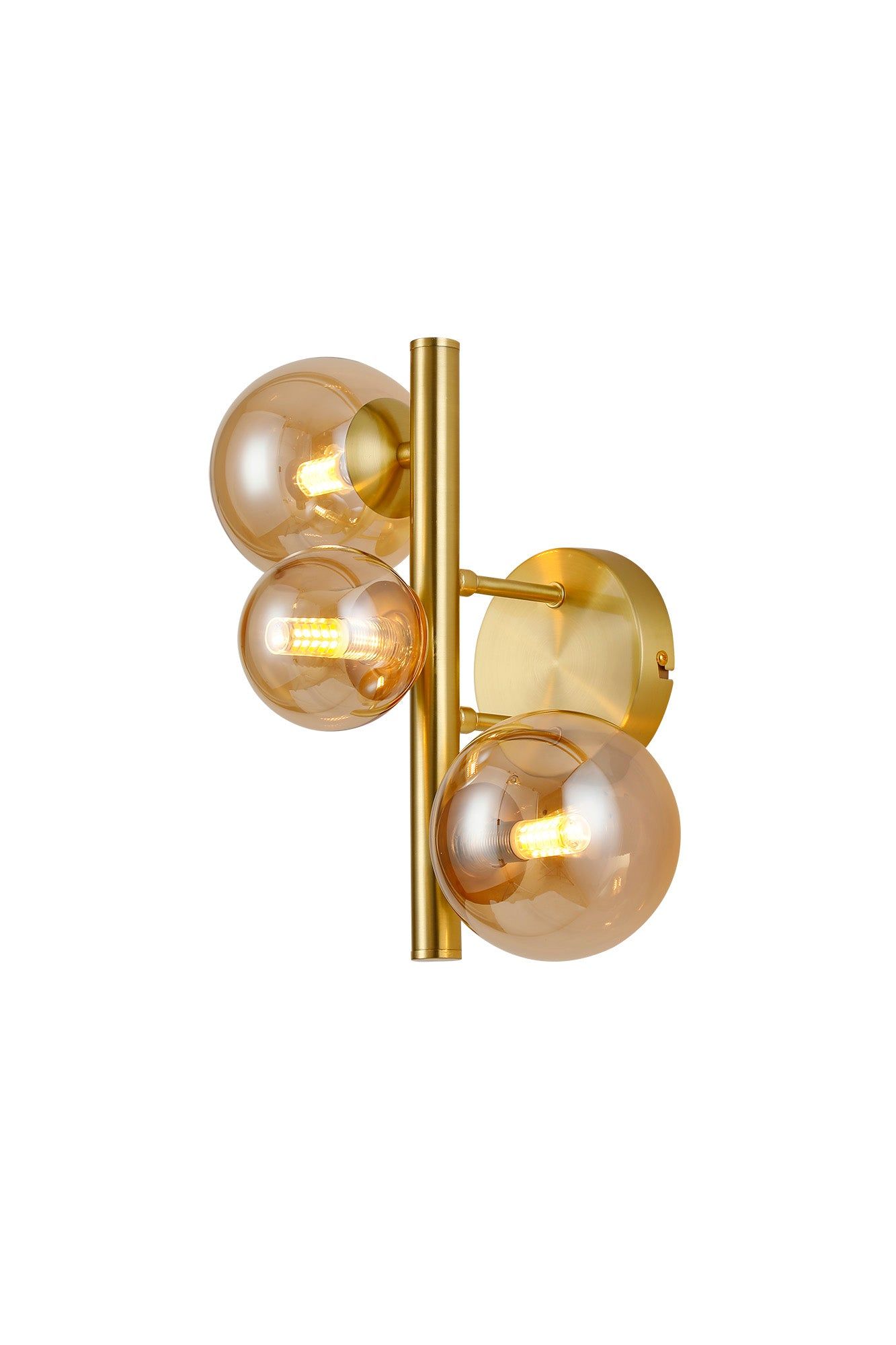 Austin Wall Light, 2Lt x G9, Satin Gold, Satin Nickel, Satin Black -Finish