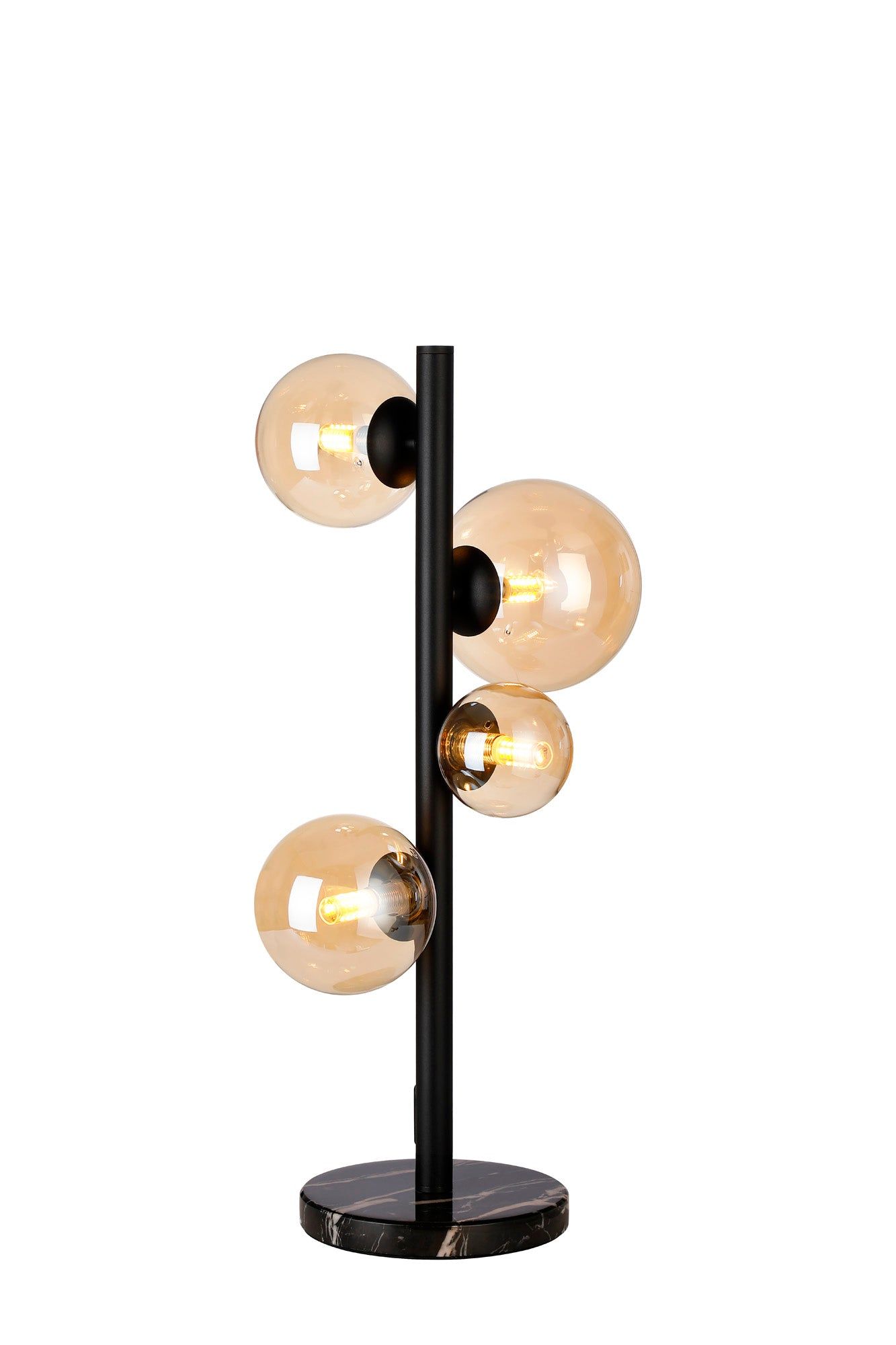 Seville 4 Lt Table Lamp, Gold/Black/Nickel - Various Shade Finishes - Cusack Lighting