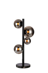 Seville 4 Lt Table Lamp, Gold/Black/Nickel - Various Shade Finishes - Cusack Lighting