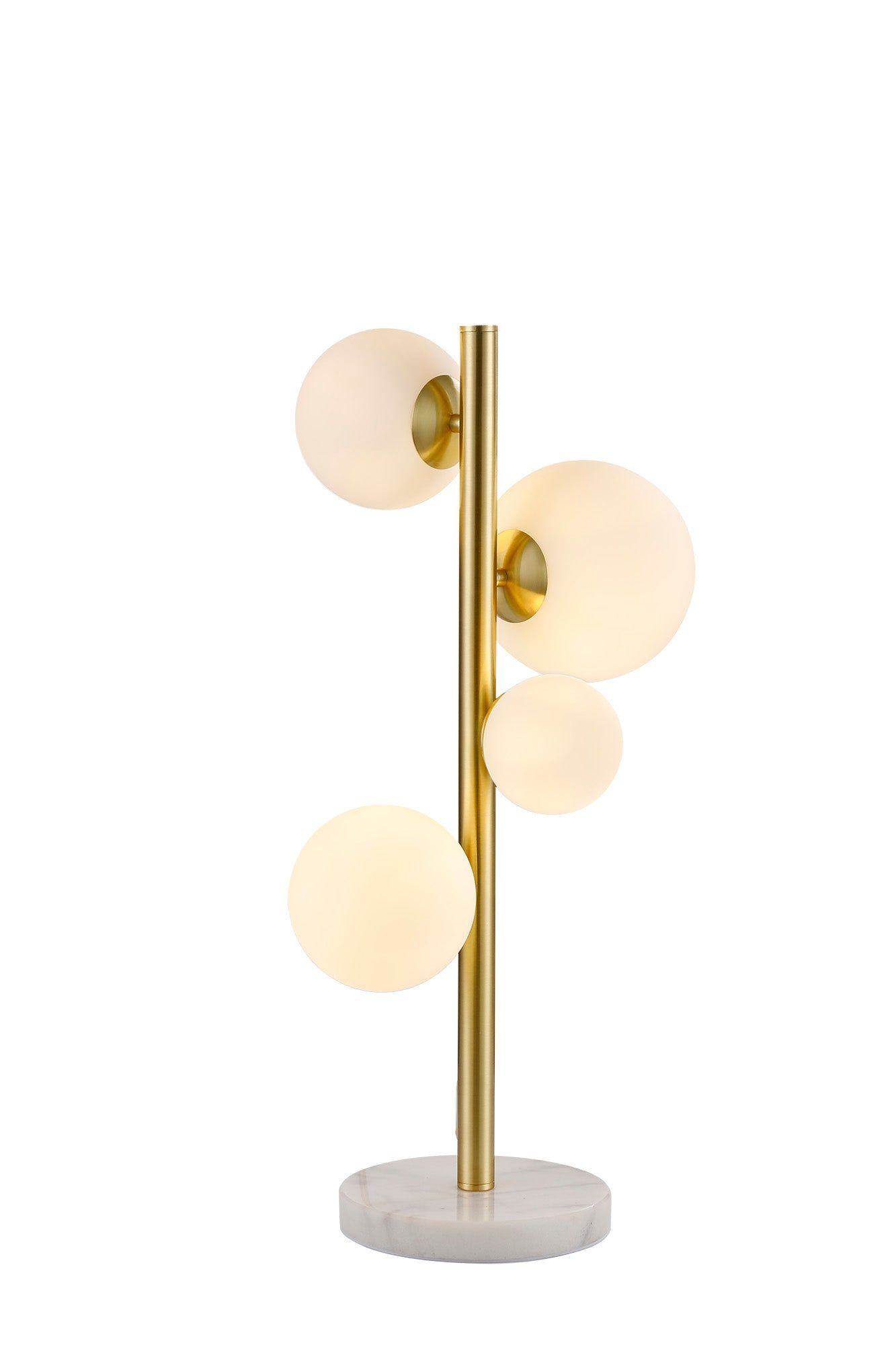 Seville 4 Lt Table Lamp, Gold/Black/Nickel - Various Shade Finishes - Cusack Lighting