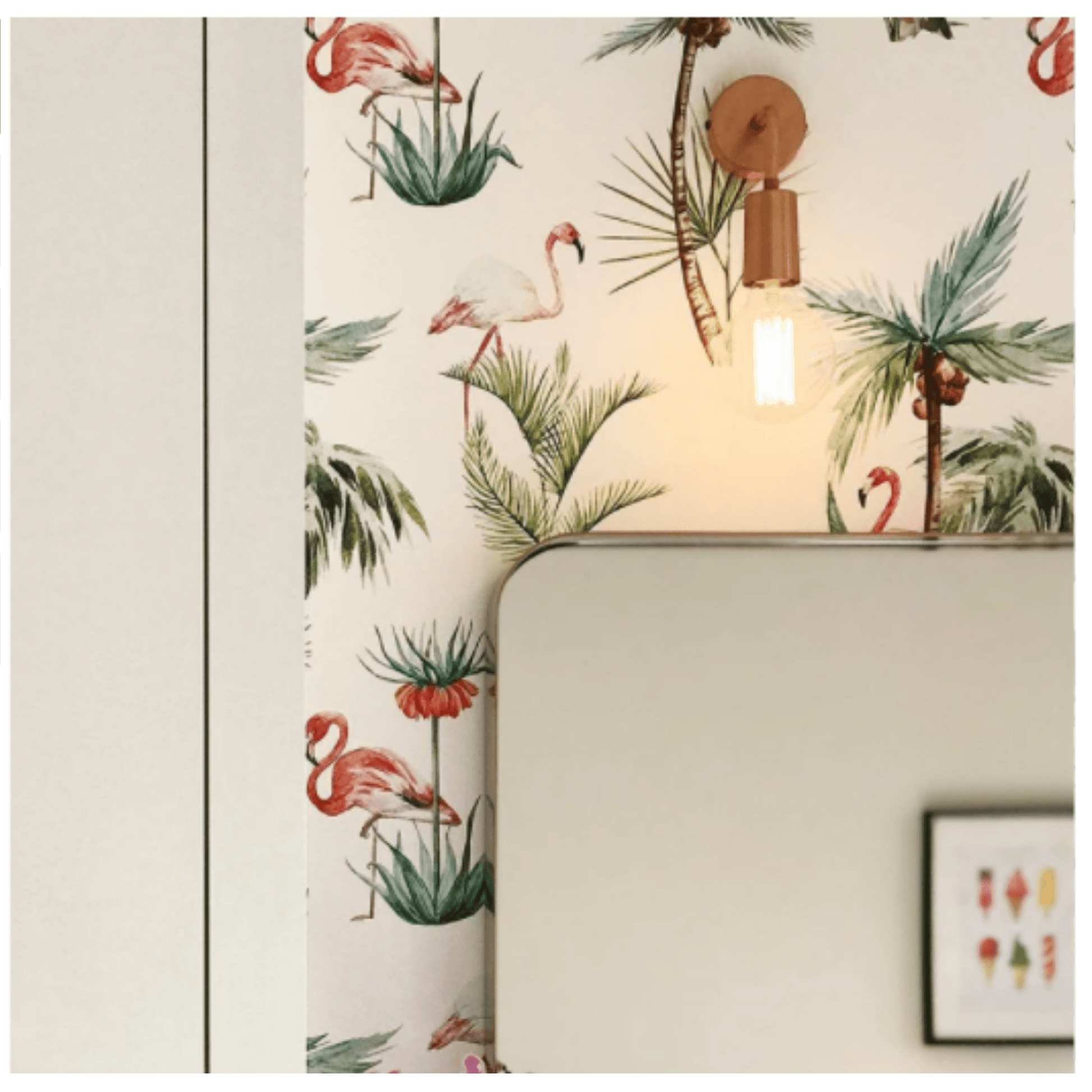 Sleek Edison Wall Light - Pewter/Copper/Brass