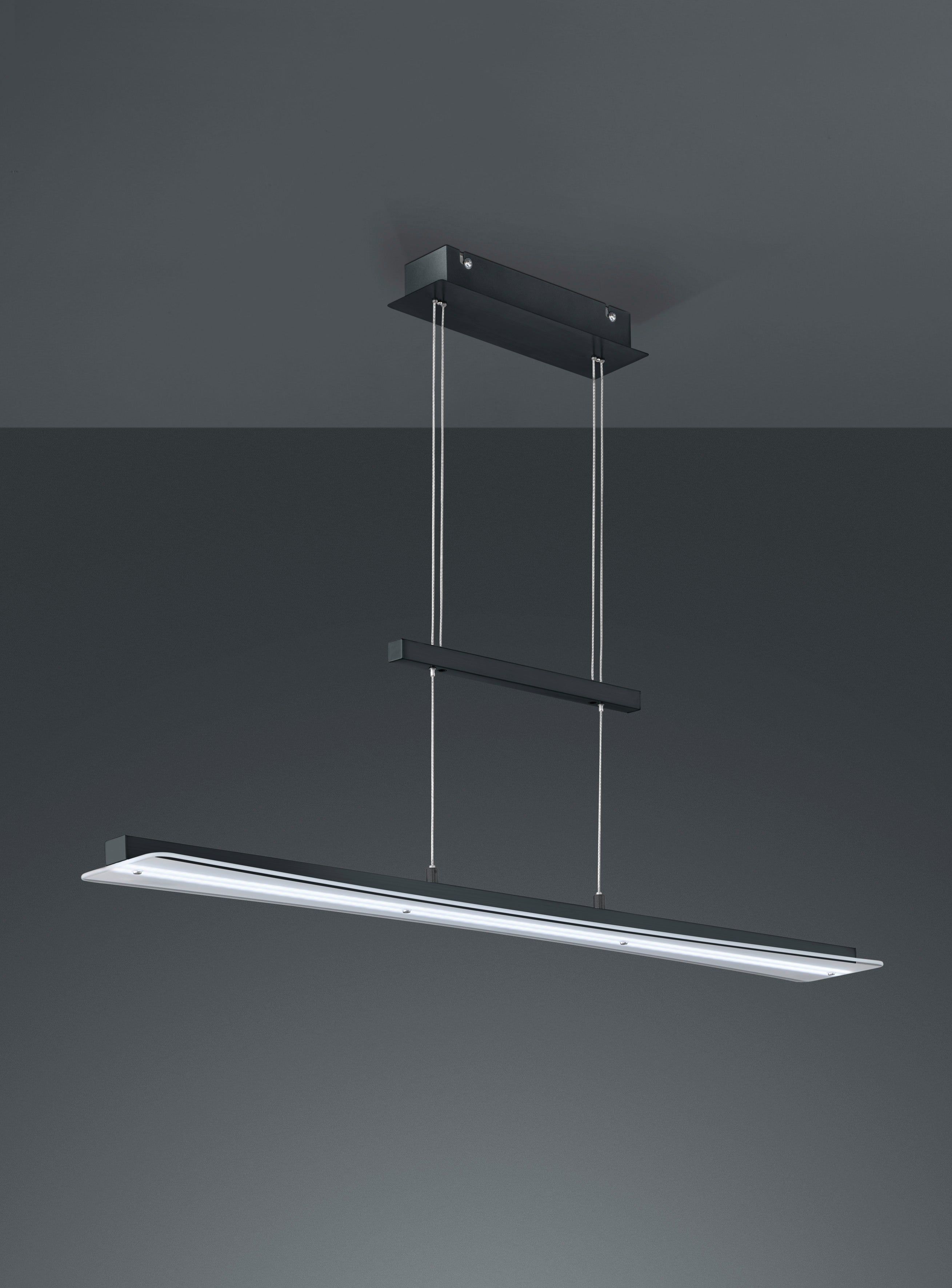 SMASH Linear LED Pendant - Black Matt Finish, IP20