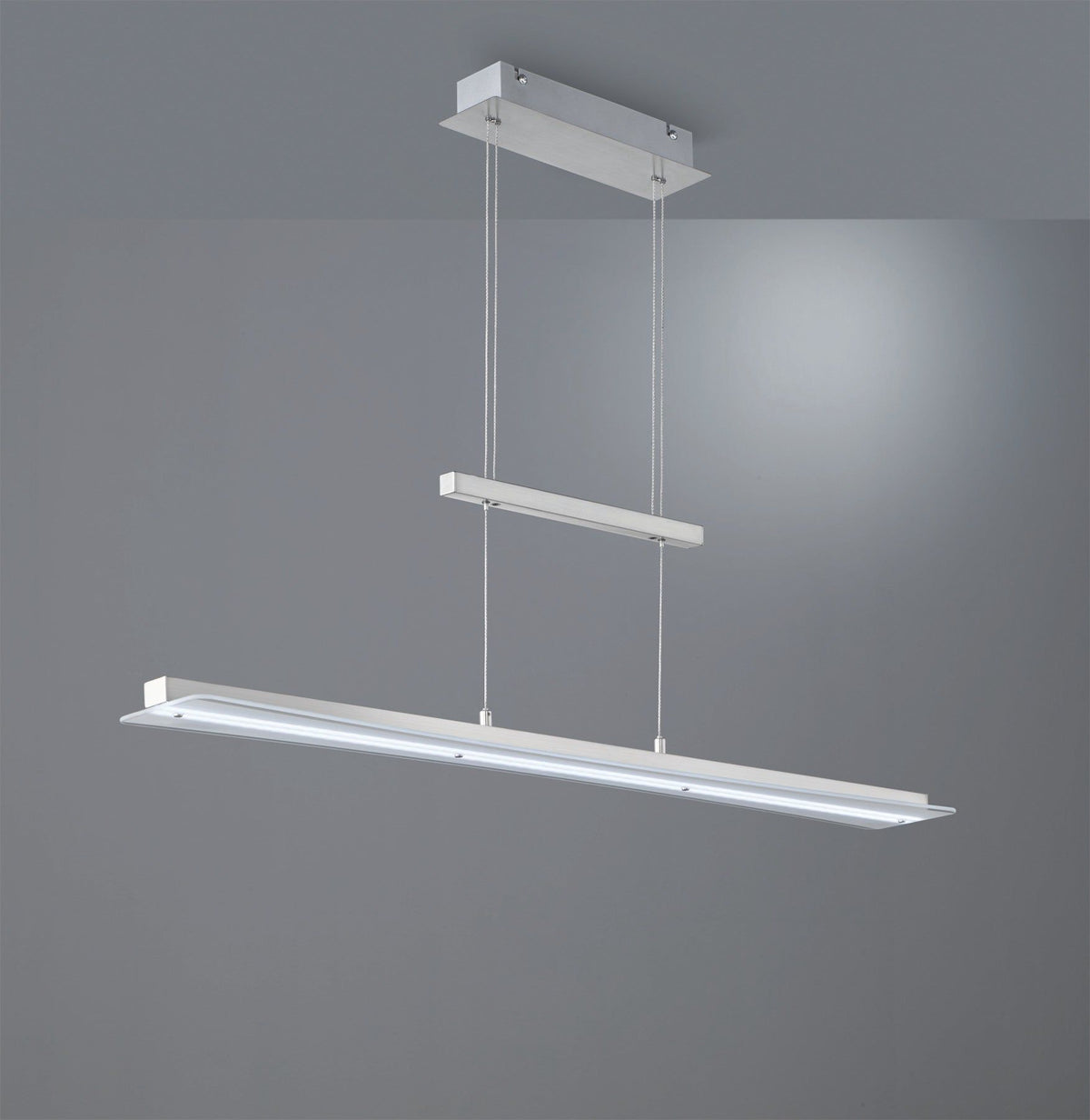 SMASH Linear LED Pendant - Nickel Matt Finish, IP20