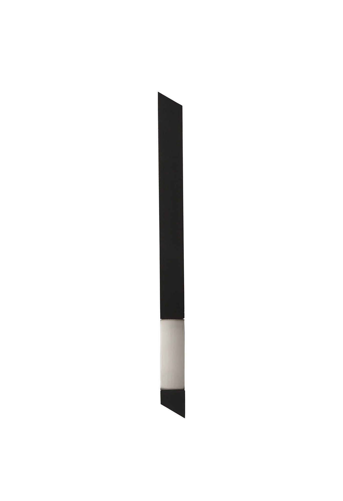 Soisant Wall Lamp, 1 x 8W LED, 3000K, 560lm, Sand Black/Satin Nickel, 3yrs Warranty
