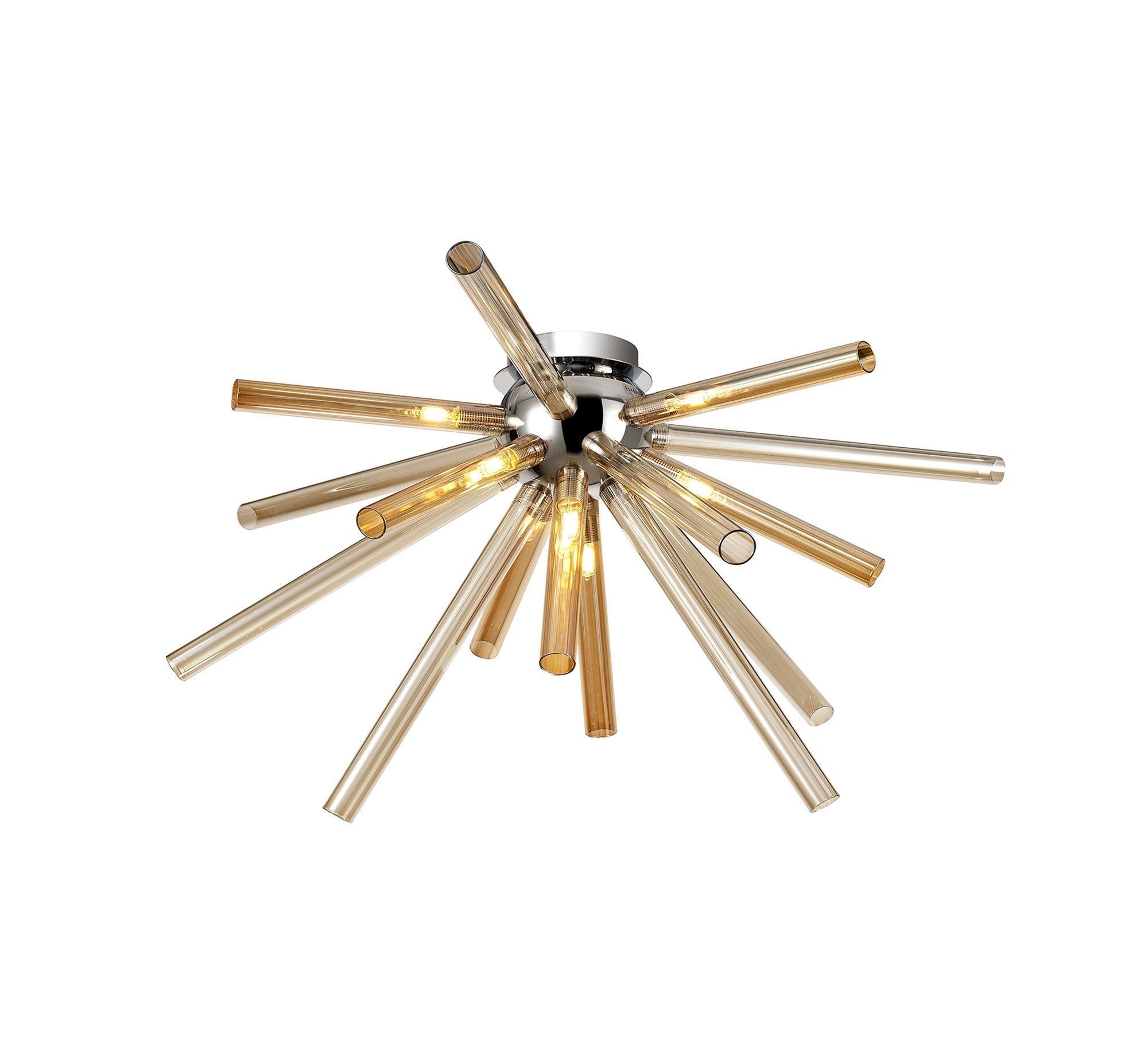 Sonta Semi-Flush 8 Light G9, Clear & Chrome/Smoked & Frosted/Amber & Champagne/Polished Chrome
