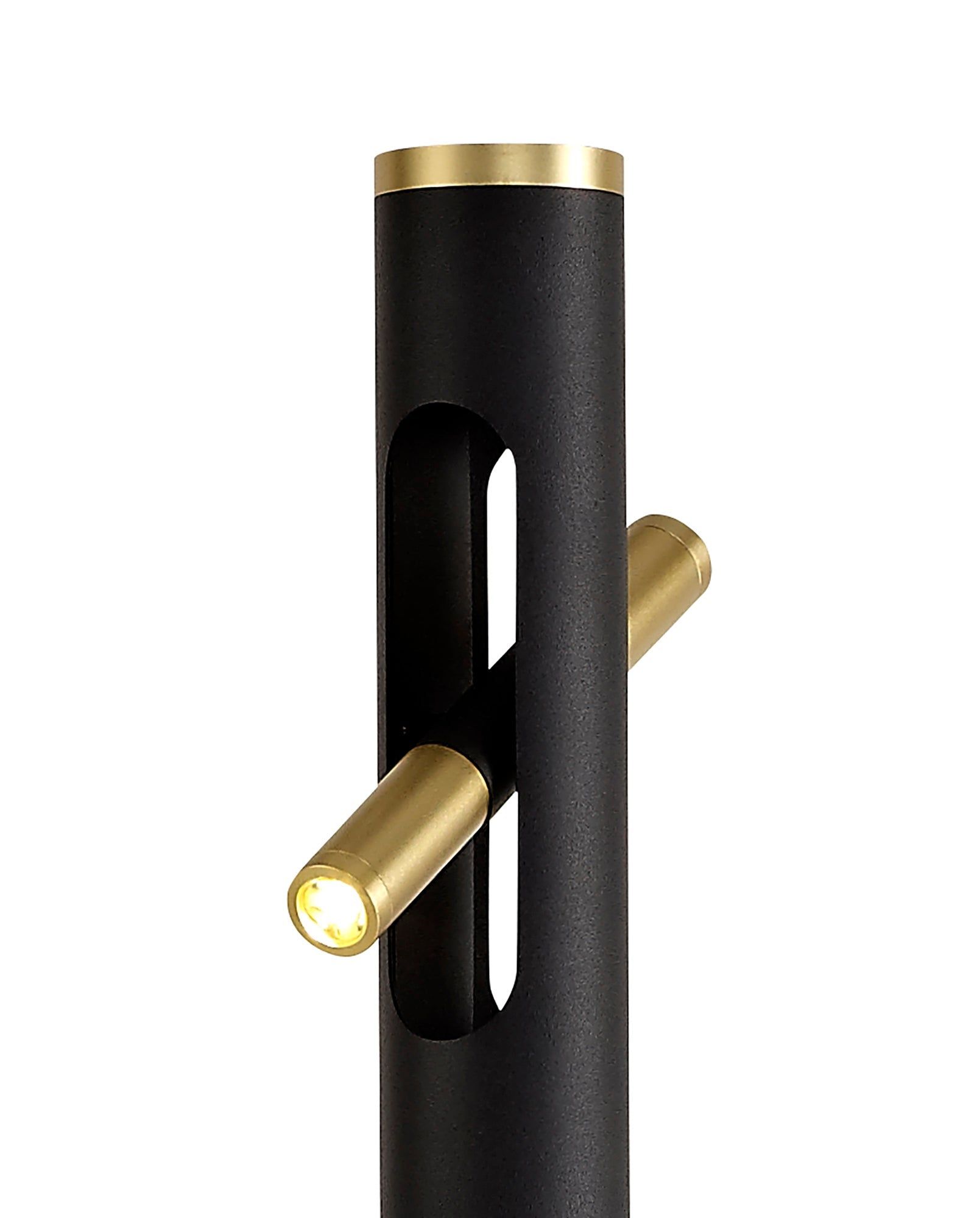 Sovera Floor Lamp, 6 x 2W LED, 3000K, 1680lm, Sand Black/Gold, 3yrs Warranty