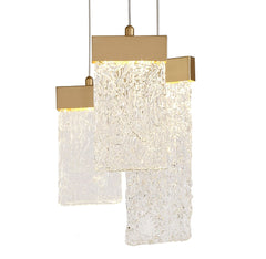 Spades Pendant Round 5m, 21 x 4.5W LED, 3000K, 3360lm, Painted Brushed Gold, 3yrs Warranty Item Weight: 34.2kg