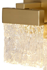 Spades Wall Lamp, 2 x 4.5W LED, 3000K, Painted Brushed Gold, 3yrs Warranty
