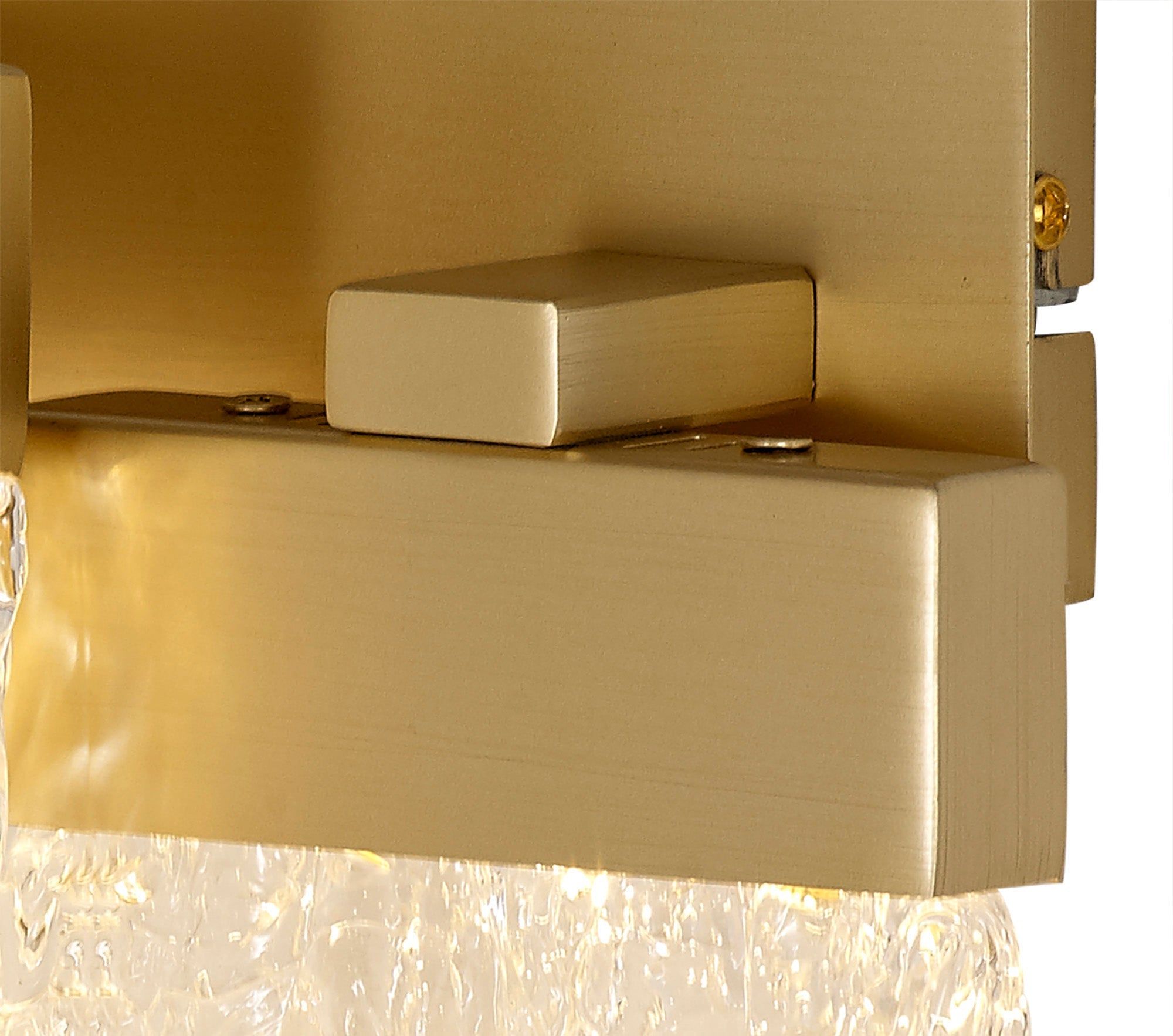 Spades Wall Lamp, 2 x 4.5W LED, 3000K, Painted Brushed Gold, 3yrs Warranty