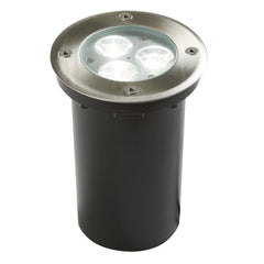 STAINLESS STEEL IP67 3 LED OUTDOOR PATHWAY WALKOVER GLASS LIGHT - Cusack Lighting