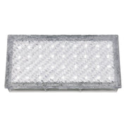 STAINLESS STEEL IP68 16 LED RECESSED RECTANGULAR WALKOVER WITH WHITE LED LIGHT - Cusack Lighting