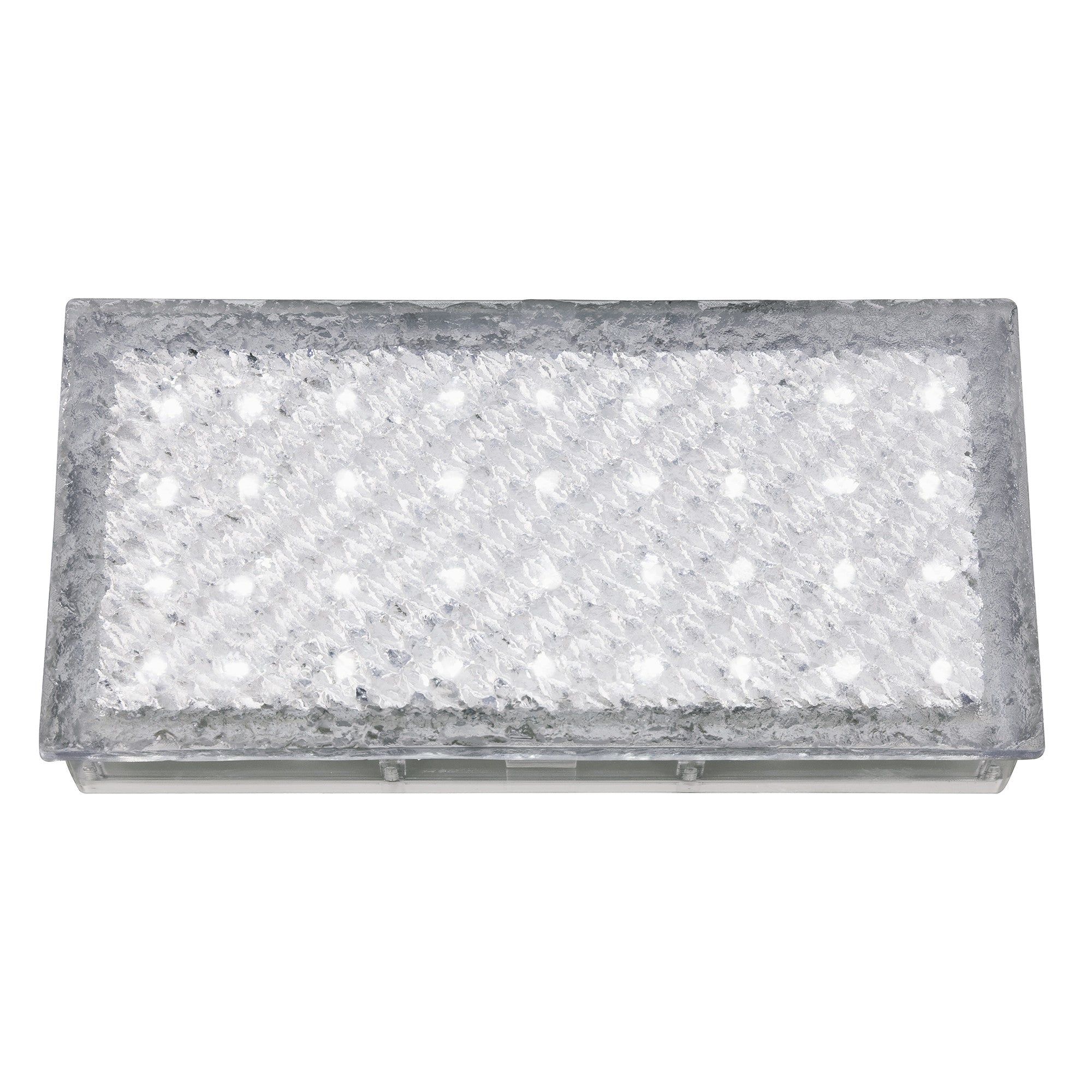STAINLESS STEEL IP68 16 LED RECESSED RECTANGULAR WALKOVER WITH WHITE LED LIGHT - Cusack Lighting