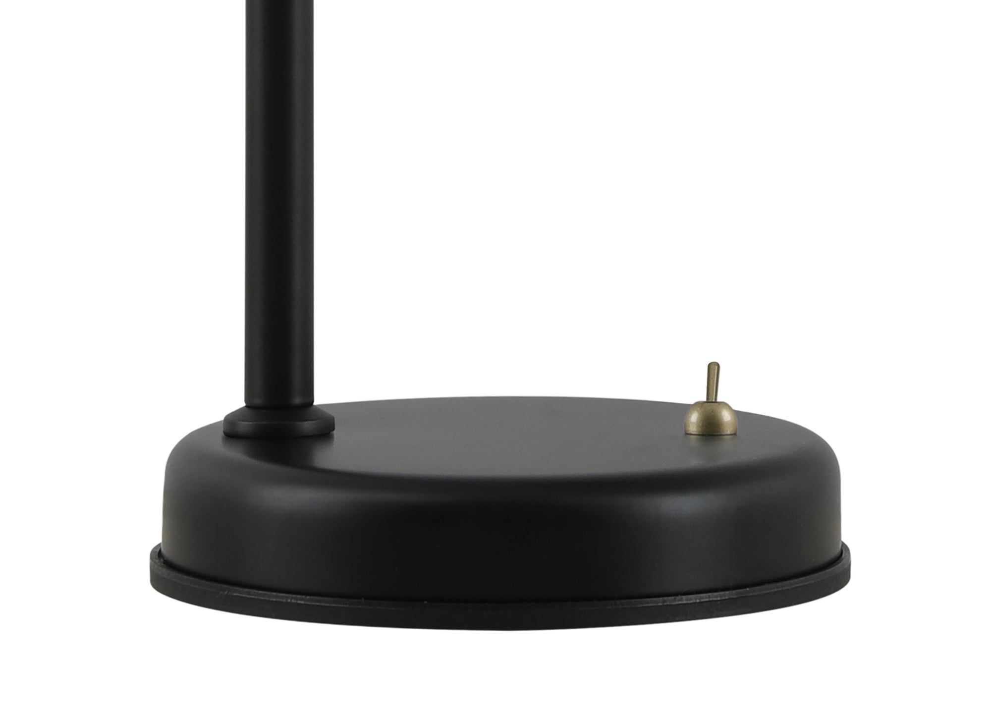 Stoke Adjustable Table Lamp, 1 x E27, Matt Black/Antique Brass/Khaki
