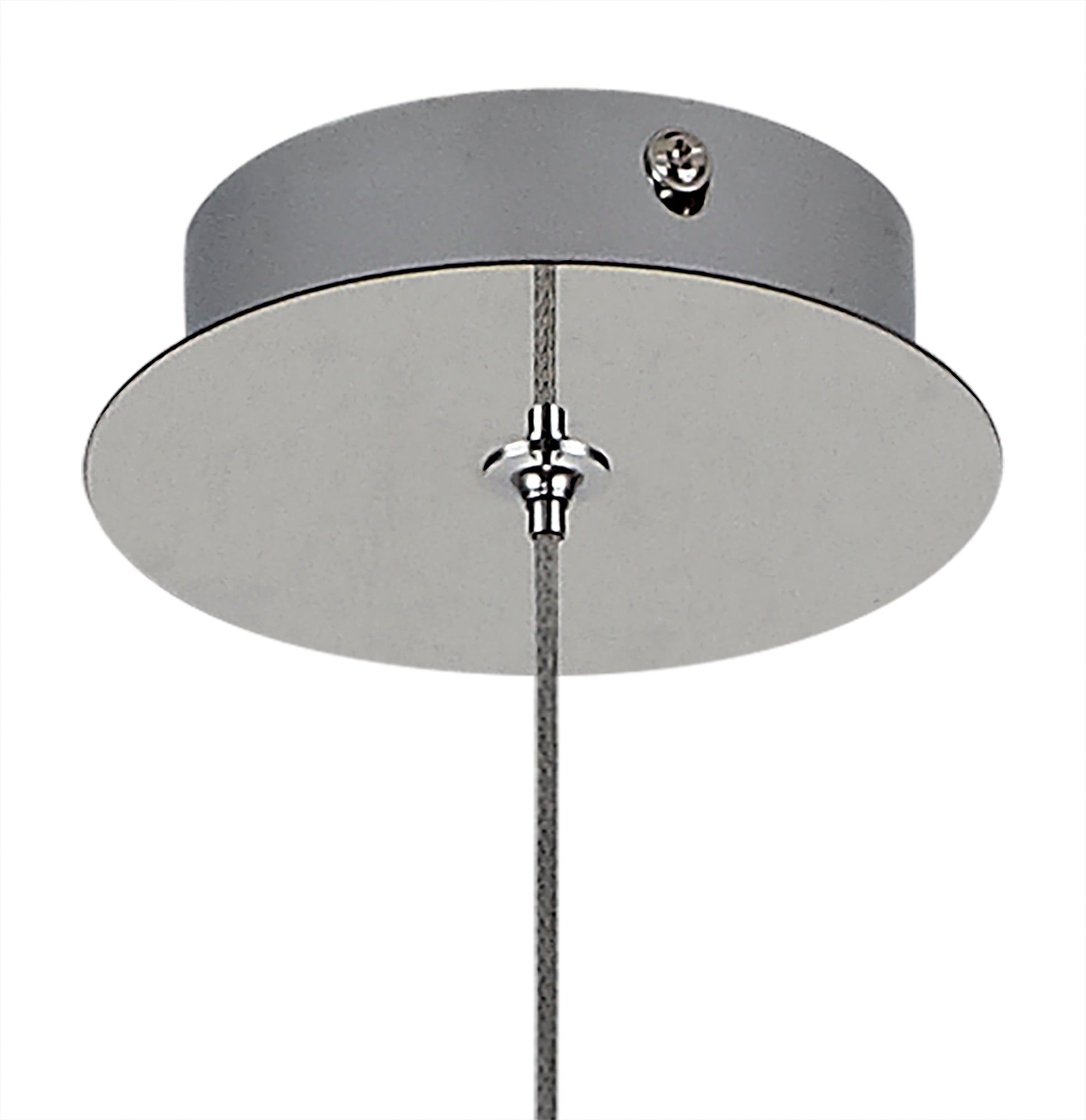 Syros Pendant 2m, 1 x G9, Polished Chrome/Amber Glass/Clear Glass/Smoked Glass